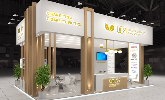 Стенд UCM ,выставка World Tobacco Middle East 2022, Дубай